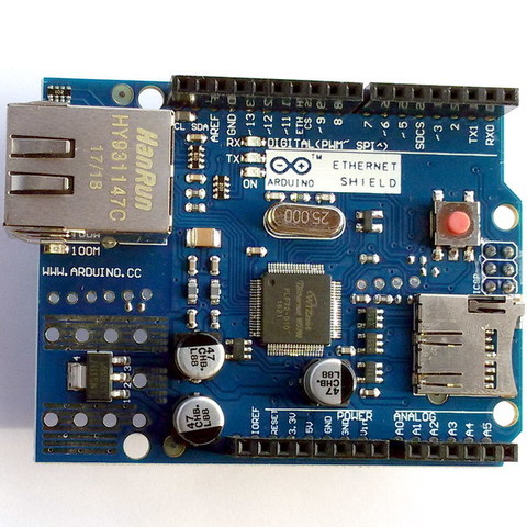 Плата расширения Arduino UNO Ethernet Shield W5100 R3