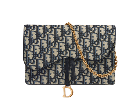 Сумка Dior Saddle синий