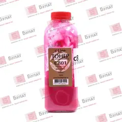 Тонер БУЛАТ s-Line 44643006 (Glossy) для Oki C801, C822, MC851 (Пурпурный, банка 160 г)