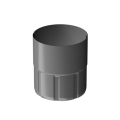 Муфта соединительная для водостока Stal Premium, графит