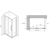 Abber Schwarzer Diamant AG30170H-S85 Душевой уголок, 170x85x195, цвет: хром