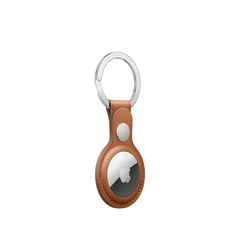 Кожаный брелок Apple AirTag Leather Key Ring Saddle Brown (MX4M2ZM/A)