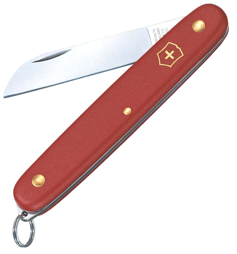 НожсадовыйVictorinox3.9010EcoLineBuddingknife,краснаярукоять