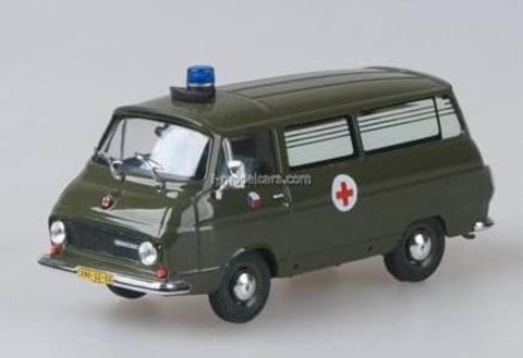 Skoda 1203 Army Ambulance green 1969 Abrex 1:43