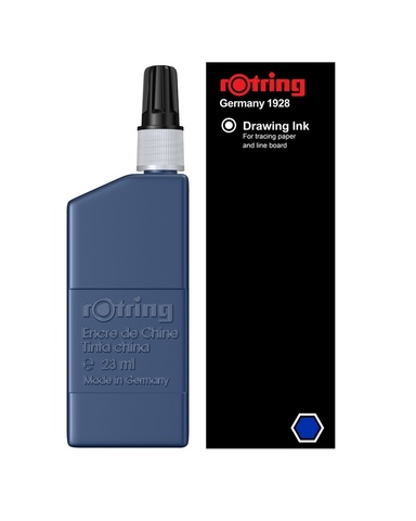 Тушь Rotring для черчения, 23 ml, Blue (SS0216280)