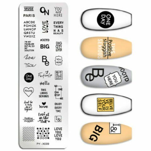 Пластина для стемпинга X-009