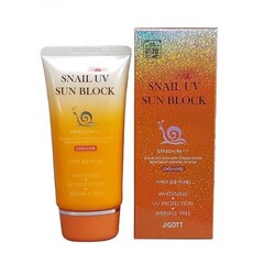 Крем солнцезащитный с улиточным муцином JIGOTT Snail UV Sun Block Cream SPF 50 PA+++ 70 мл