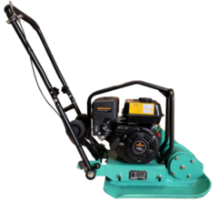 Виброплита бензиновая GIKS PC90D - [80 кг / 12 кН / Dinking DK168F]