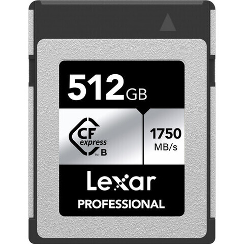 Карта памяти Lexar Cfexpress B 512GB Professional 1750 / 1300 MB/s SILVER