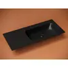 Ceramica Nova CN7015MB CN7015MB Раковина накладная Element с отверстием под смеситель 1010*457*137мм, чаша справа, цвет чер