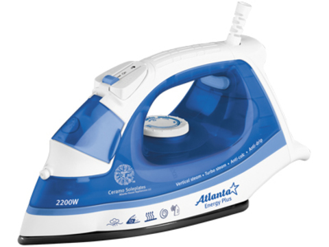Утюг с пароувлажнением ATH-483 (blue)