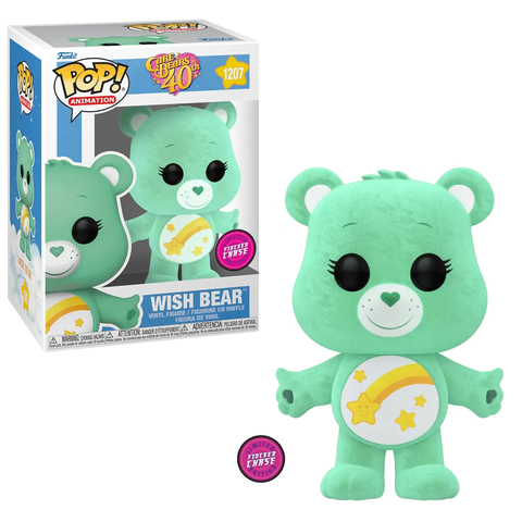 Фигурка Funko POP! Care Bears: Wish Bear (Flocked Chase Exc) (1207)