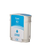 Струйный картридж Sakura C4911A (№82 Cyan) для HP Designjet 500/500+/500ps/500ps+/800series, водорастворимый тип чернил, голубой, 72 мл.