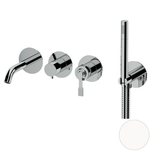 Remer Atelier AL53D2PBO Смеситель для ванны, белый матовый
