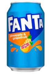 Газированный напиток Fanta со вкусом ананаса и грейпфрута