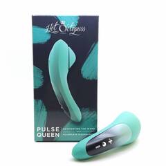 Мятный инновационный вибромассажёр Pulse Queen - 