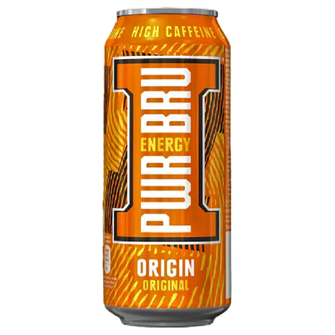 Энергетический б/а напиток с оригинальным вкусом Power Bru Original, 500 мл