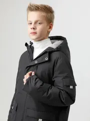 куртка  для мальчика  ВК 36105/3 ГР (128-158)