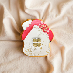 Новогодний Дом пряник белый / 50 гр