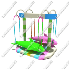 Качеля детская 4KIDS "Дельфин"