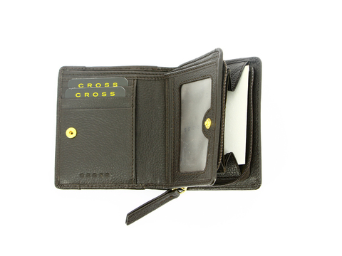 Кошелек Cross Spanish Summer, кожа наппа, Brown, 11,2 x 9,4 x 2 sm (AC528083N-21)