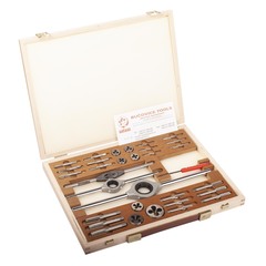 Набор метчиков и плашек M3 -M12 HSS 34пр Bucovice(CzTool) 340122