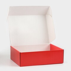 Коробка складная одиночная Прямоугольник, Новогодние чудеса, Шишки и колокольчики, 30,7*22*9,5 см