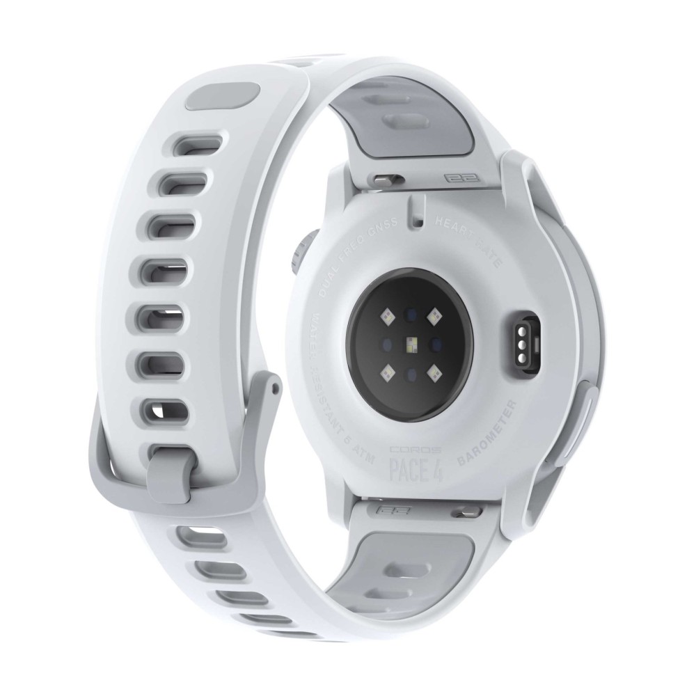 Coros Pace 4 White Silicone