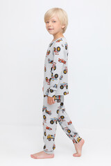 пижама  для мальчика  К 1552/речной перламутр,машины
