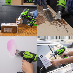 Фен строительный Greenworks G24HG 24V аккумуляторный, без АКБ и ЗУ