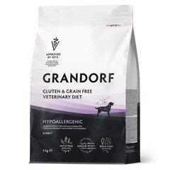 Grandorf Veterinary Diet Dog Hypoallergenic сухой диетический корм для собак с пищевой аллергией или непереносимостью 3 кг