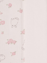 набор майка  для девочки  К 1181-2уп/светлый жемчуг,котики в цветах
