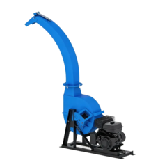 Рубительная машина "Метор" ИД-400 Б17 (бензиновый двигатель, 17 л.с., ручной запуск)