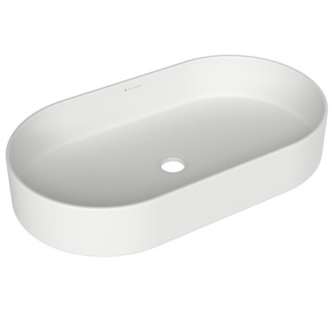 Aqueduto ESP0220 AQD ESPIRAL Раковина накладная овальная 600*390, белый матовый