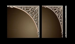 Силиконовый молд № 2059 Набор угловых + элементы в подарок