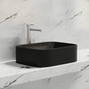 Ceramica Nova Element CN6052MB Умывальник чаша накладная прямоугольная, 50.5x38, цвет: чёрный матовый