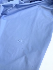 Плащовая смесовая ткань, цвет Голубой