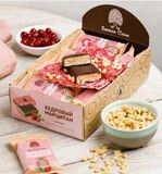 Конфеты Марципан кедровый с клюквой батончик Сибирский Кедр 40 г