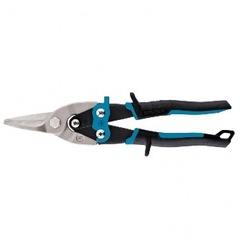 Ножницы по металлу Piranha 250мм прямой и правый рез сталь-CrMo двухкомпонентная рукоятка Gross