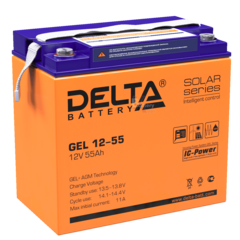 Аккумулятор Delta GEL 12-55 (AGM+GEL)