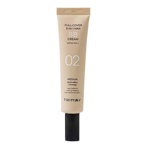 Лёгкий BB-крем Trimay Full Cover 3-in-1 Max BB Cream SPF40 PA++ 02 Middle,30мл