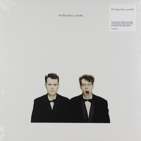 Виниловая пластинка. Pet Shop Boys - Actually