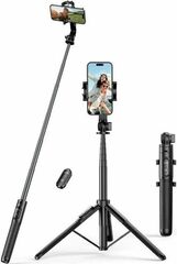 Селфи держатель UGREEN LP586 15062 Selfie Stick Tripod с пуьтом Bluetooth и изменяемой длиной 1,5м, Black