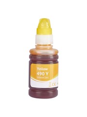 Чернила Sakura 0666C001 для Canon PIXMA G1400, G1410, G1411, G2400, G2410, G2411, G3400, G3410, G3411, G4400, G4410, G4411, желтый, водорастворимый тип, 100 мл., 9000 к.