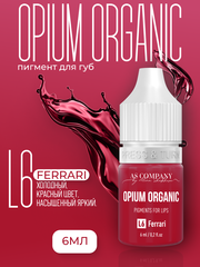 L6 FERRARI ORGANIC пигмент для губ TM AS-Company OPIUM COLORS