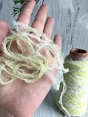 пряжа для вязания травка пушистая сетка