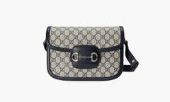 Сумка Gucci Horsebit 1955 Mini Bag "Beige/Black"