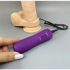 Реалистичный вибратор Bruno с пультом управления от Alive (22 × 4,3 см)