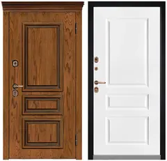 Купить Входная дверь Тор Термо тик ПВХ белая эмаль