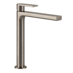 Gessi 38609#149 Gessi Emporio Via manzoni Смеситель для раковины без донного клапана и соединительными шлангами, цвет: Finox Brushed Nickel фото